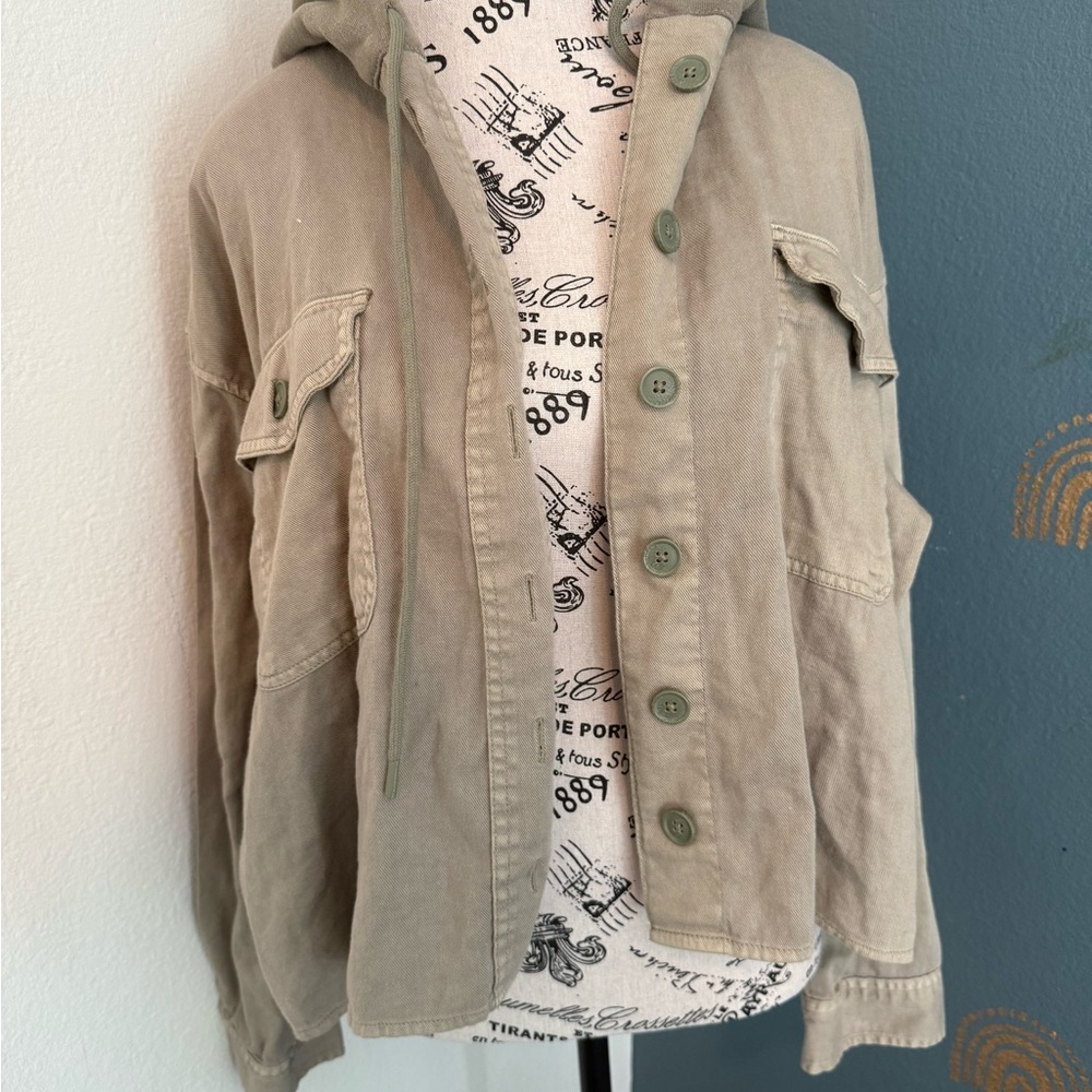 American Eagle Outfitters Olive Utility Jacket